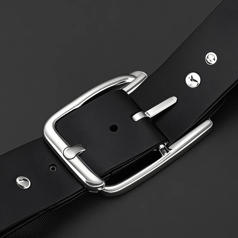 Mens Attire Men’s Casual Fashion Leather Belt - Mens Attire