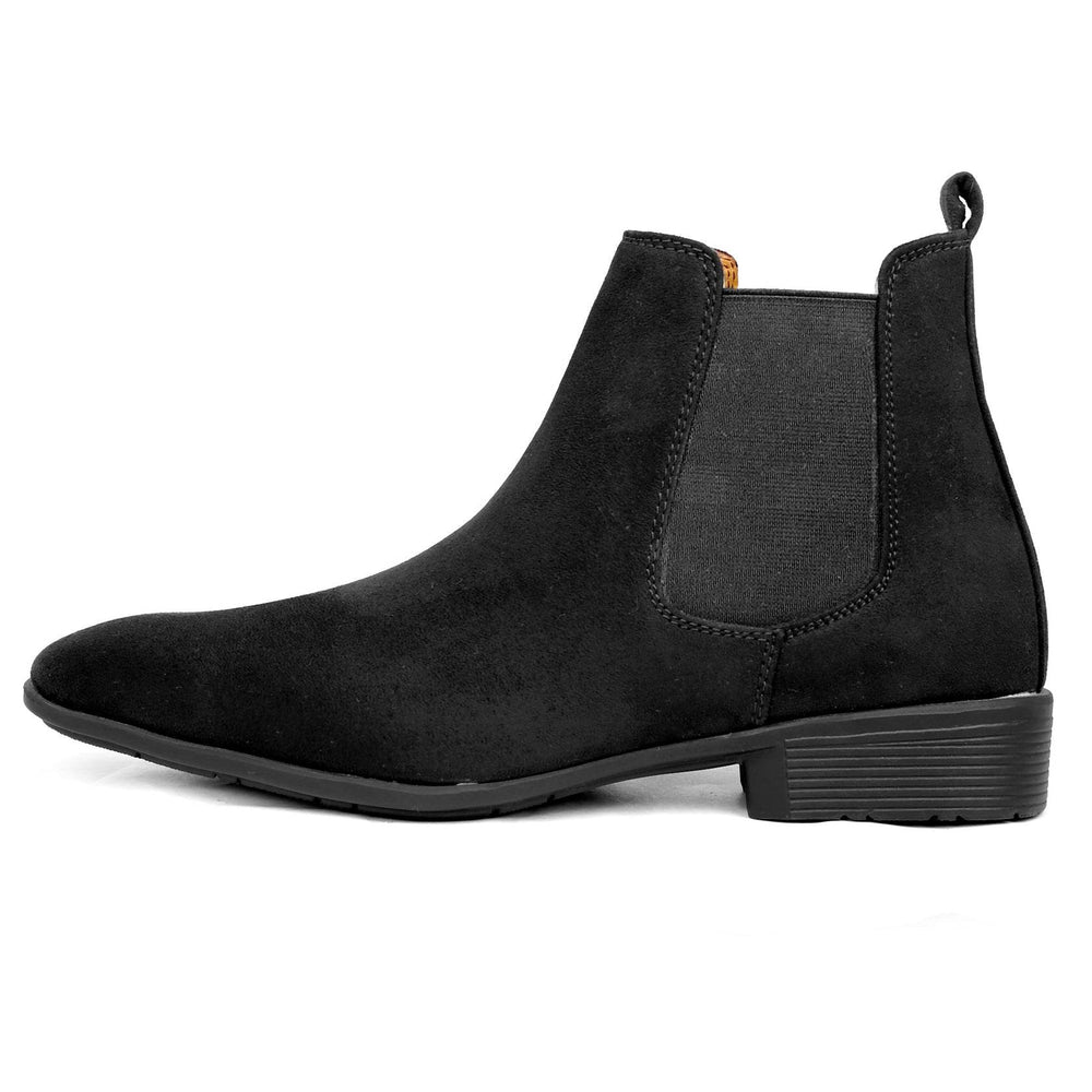 Men's Wedding Wear Chelsea Suede Boots – Elegant Stylish Choice - Mens Attire