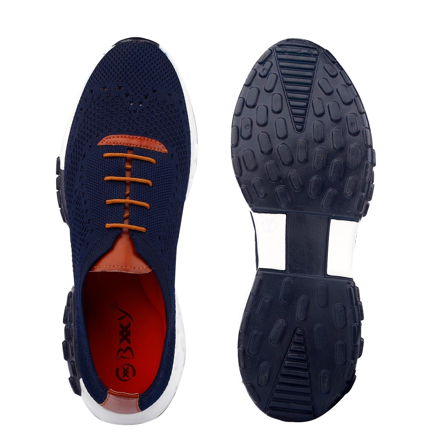 Men’s Knitted Upper Lace-Up Casual| Lightweight Running Shoes – Men’s Attire