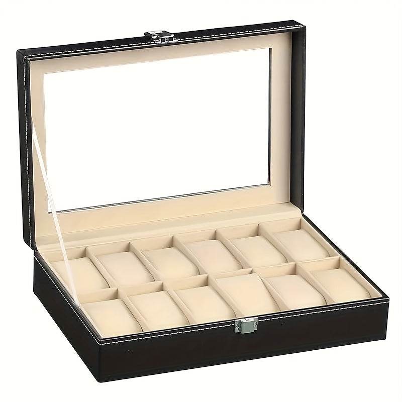 Elegant Watch Storage Box Organizer - Mens Attire