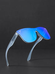 Polarized Aqua Oceanic Blue Wayfarer Sunglasses