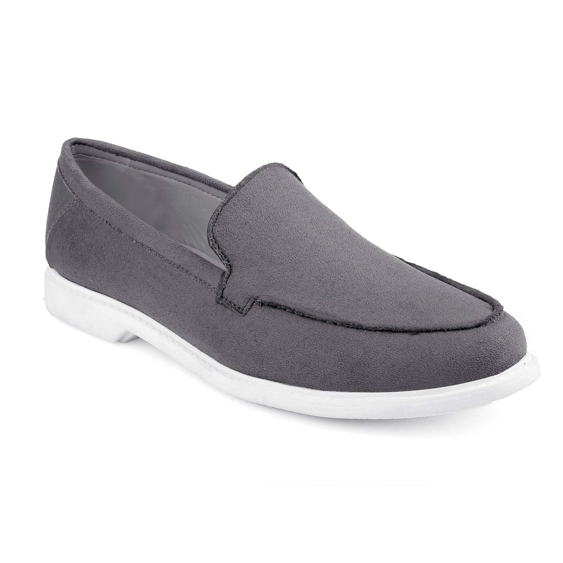 Comfortable old money style shoes for men Loafers - Grey - Mens Attire