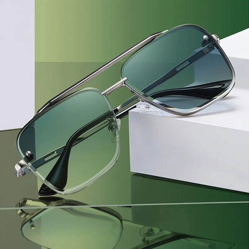 Mens Attire New Oversize Gradient Sunglasses for Men Fashion - Mens Attire