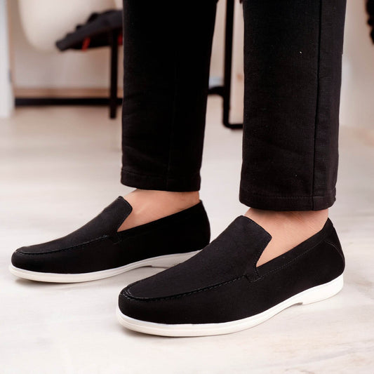 Comfortable old money style shoes for men Loafers - Black - Mens Attire