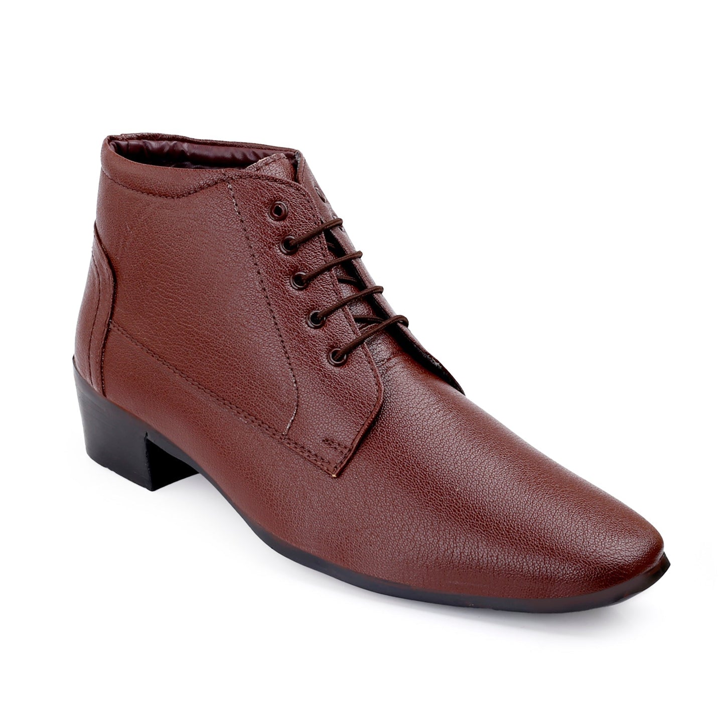Men's Elevator Derby Dress Boots for Height Boost & Style