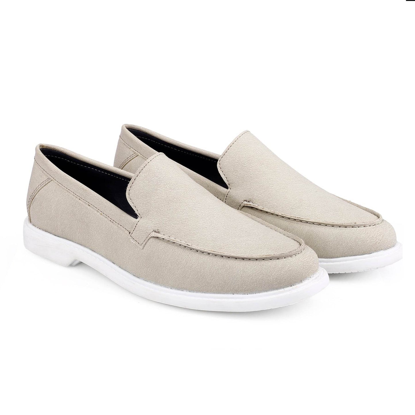 Comfortable old money style shoes for men Loafers - Beige - Mens Attire
