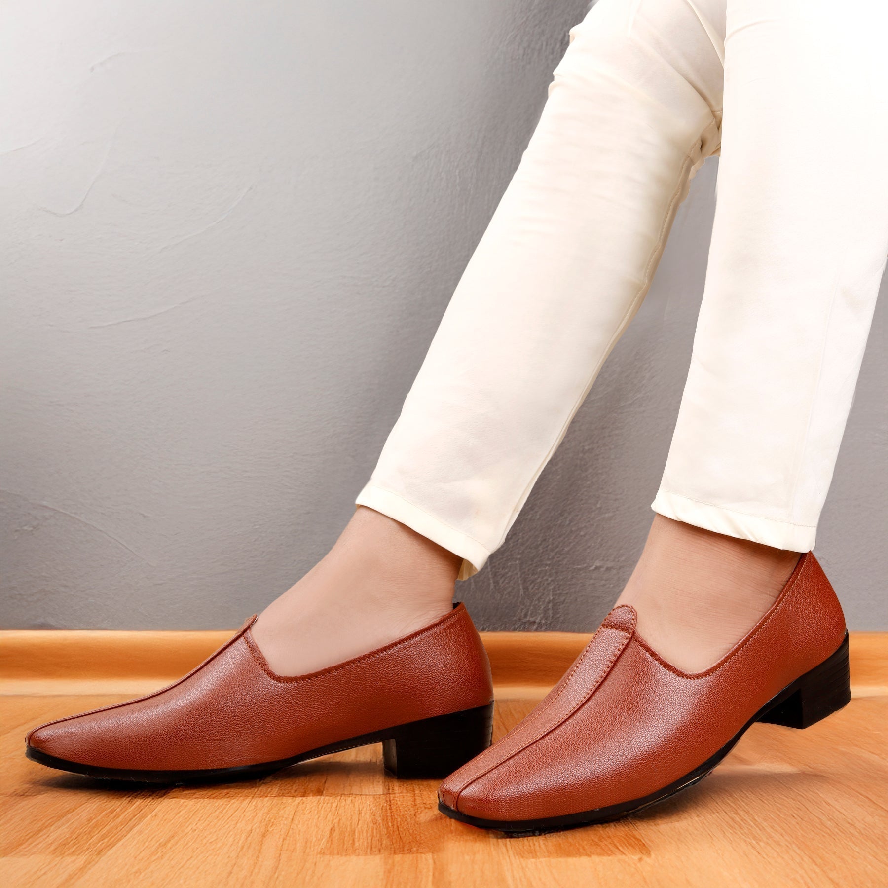 Men's Height Boost Punjabi Jutti - Elevate Your Style