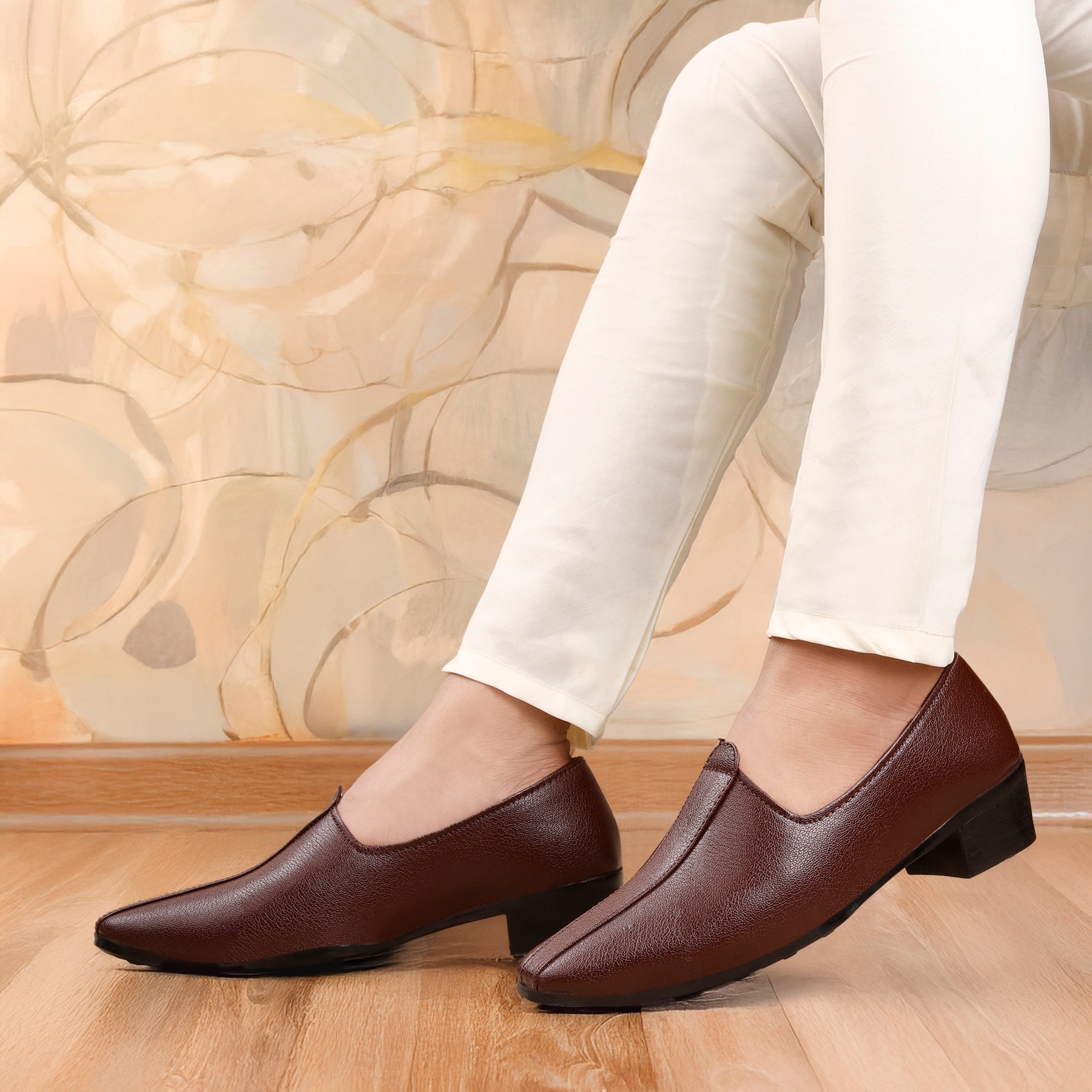 Men's Height Boost Punjabi Jutti - Elevate Your Style