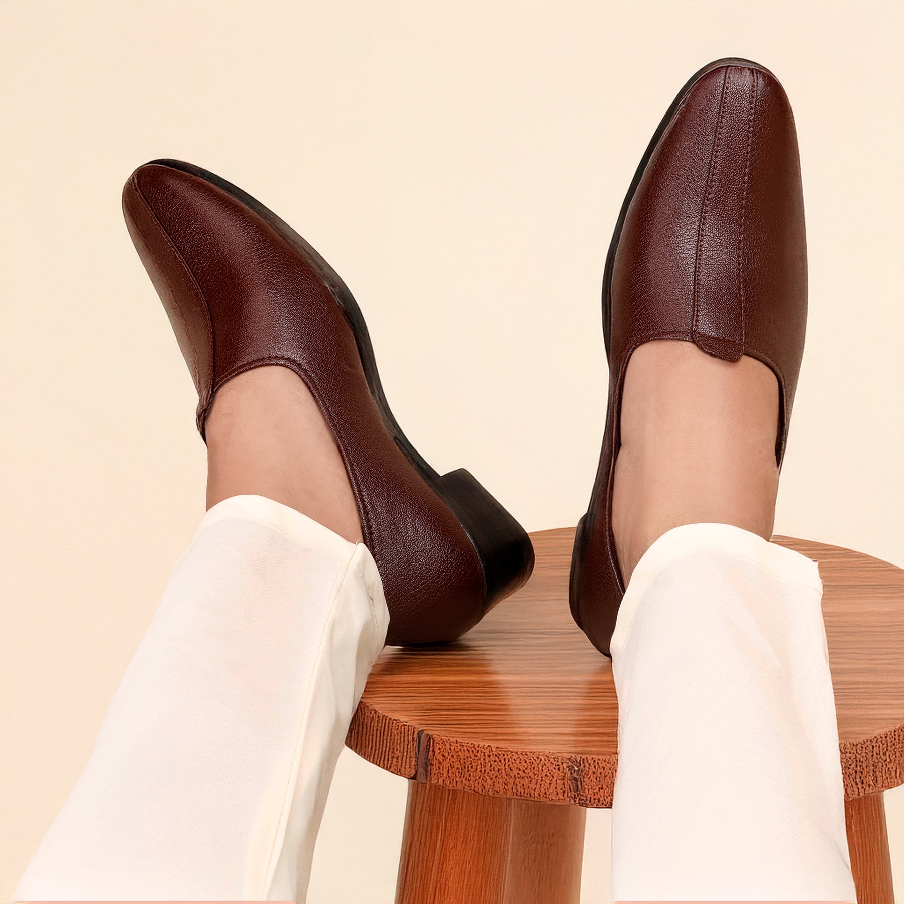 Men's Height Boost Punjabi Jutti - Elevate Your Style