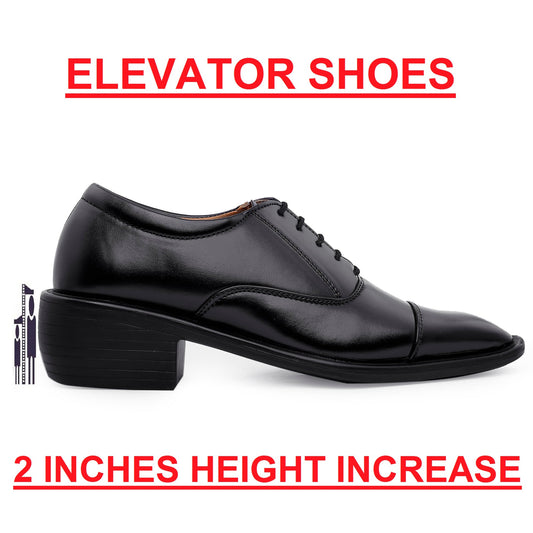 Men's Height Increasing Formal Lace-Up Shoes for Office