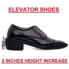 Men's Height Increasing Formal Lace-Up Shoes for Office