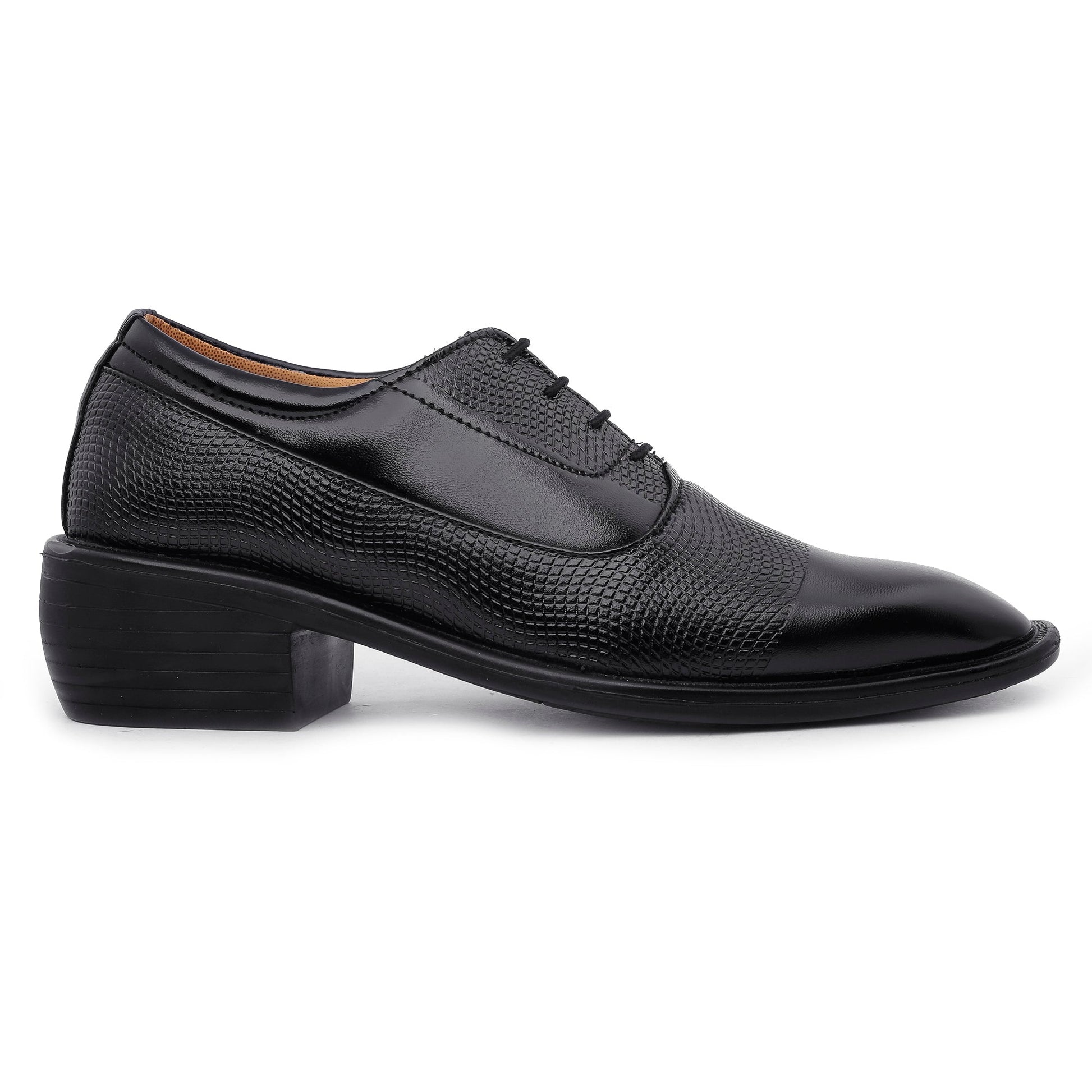 Height Boosting Men's Formal Lace-Up Shoes - Elevate Your Style