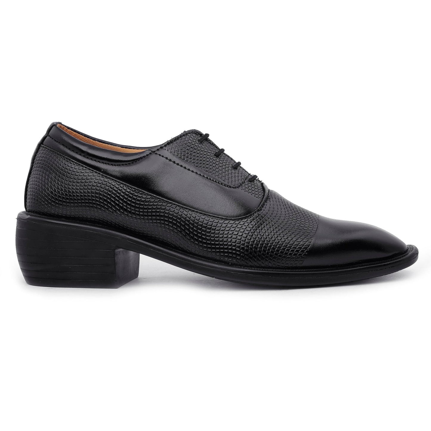 Height Boosting Men's Formal Lace-Up Shoes - Elevate Your Style