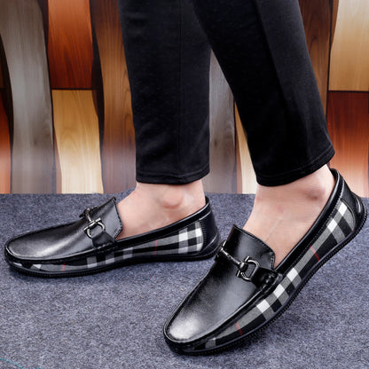 Men's Casual Loafers Shoes | Lightweight Vegan Leather Penny Slip-Ons - Men's Attire