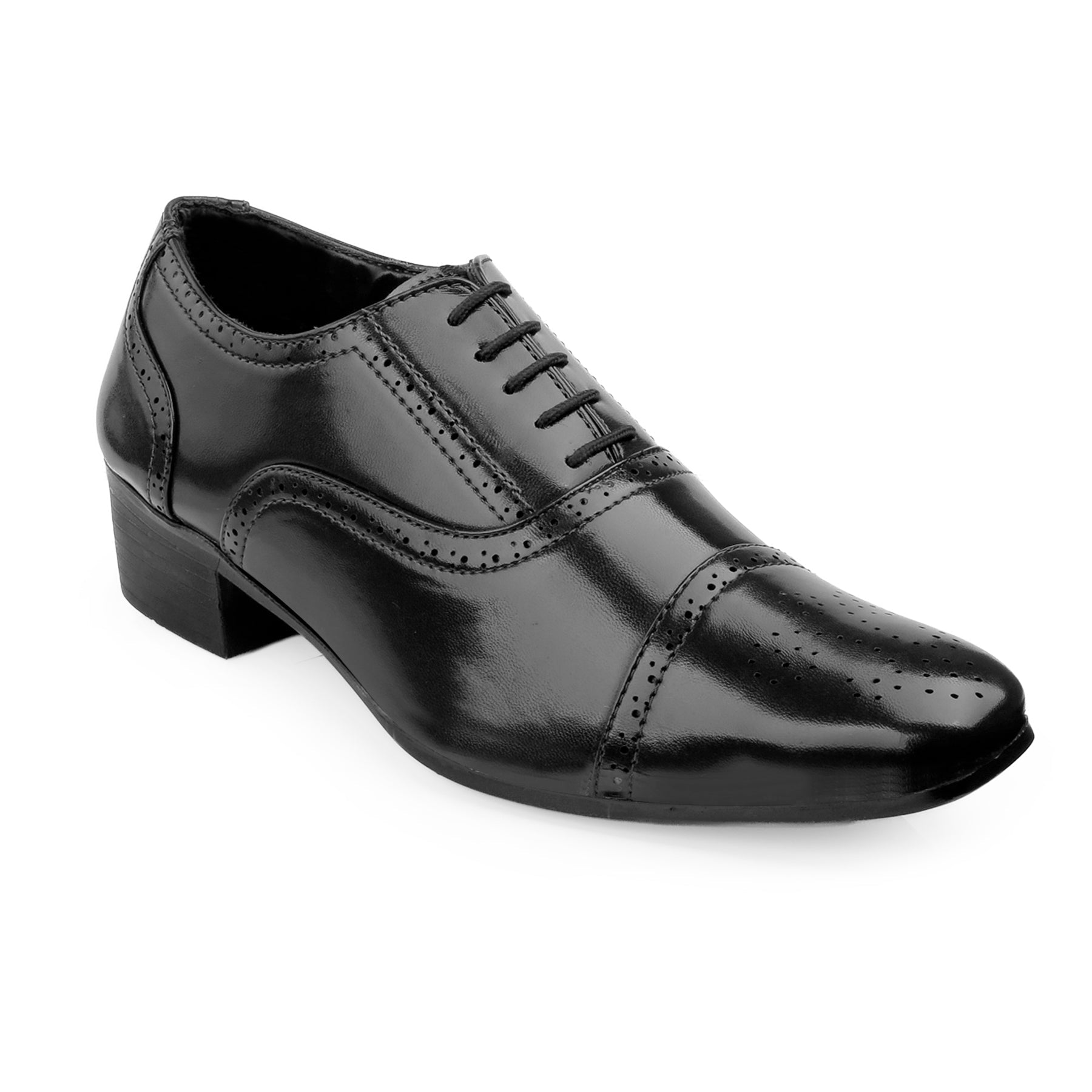 Mens Attire Men’s Oxford Semi Brogue Formal Lace-Up Shoes