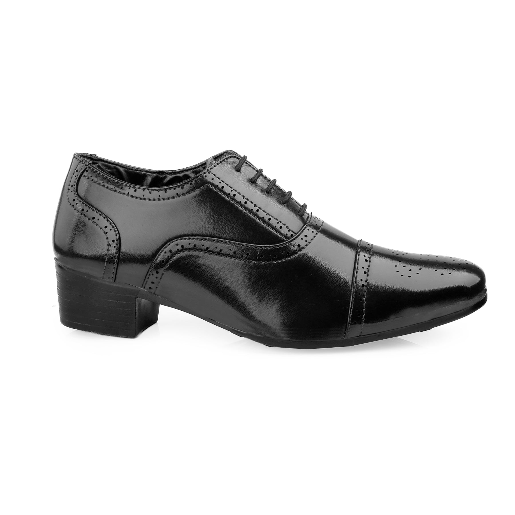 Mens Attire Men’s Oxford Semi Brogue Formal Lace-Up Shoes