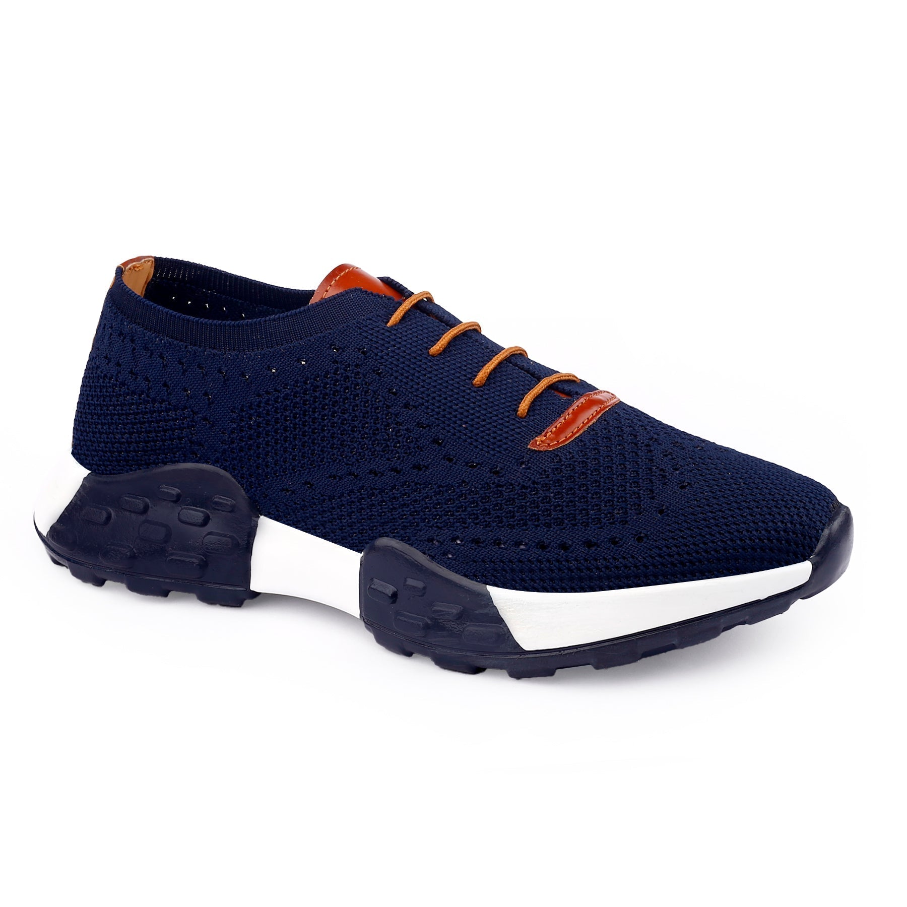 Men’s Knitted Upper Lace-Up Casual| Lightweight Running Shoes – Men’s Attire