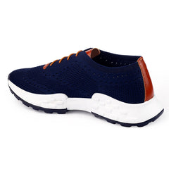 Men’s Knitted Upper Lace-Up Casual| Lightweight Running Shoes – Men’s Attire