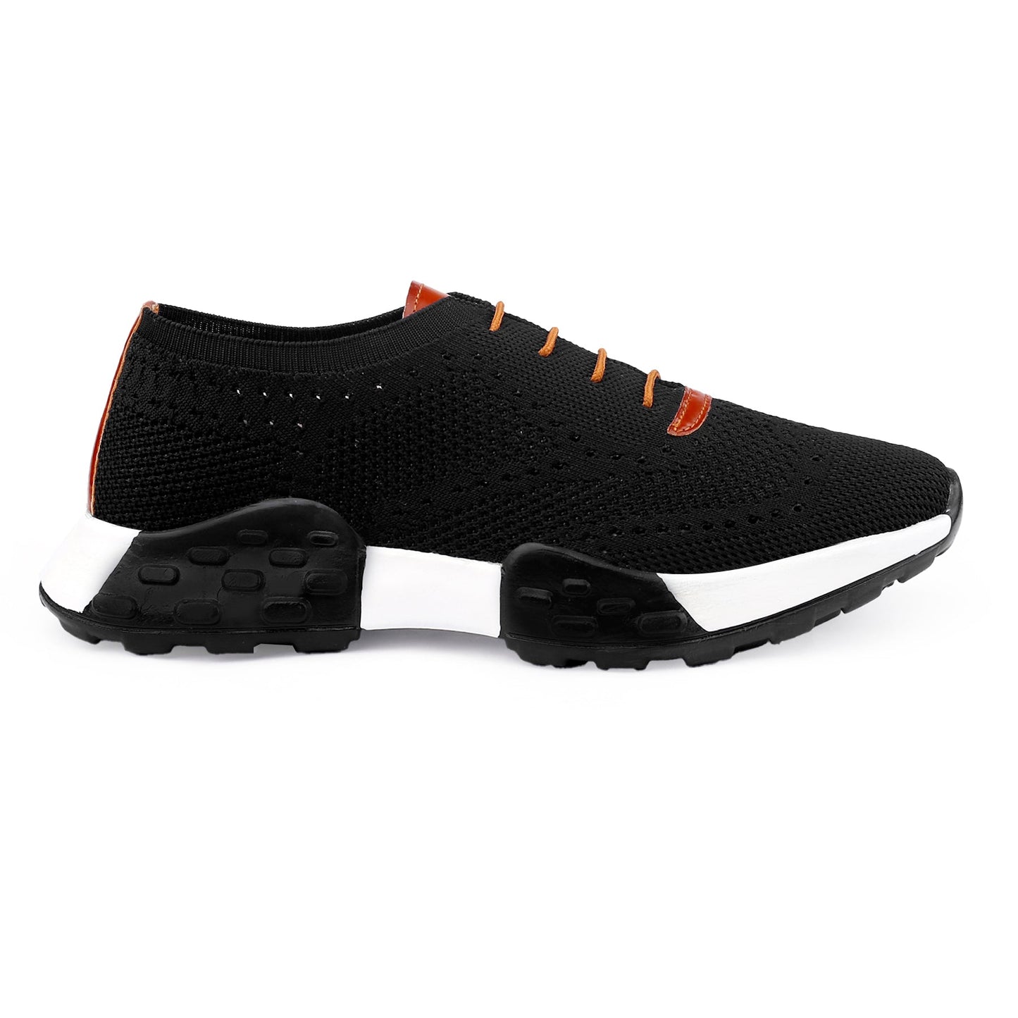 Men’s Knitted Upper Lace-Up Casual| Lightweight Running Shoes – Men’s Attire