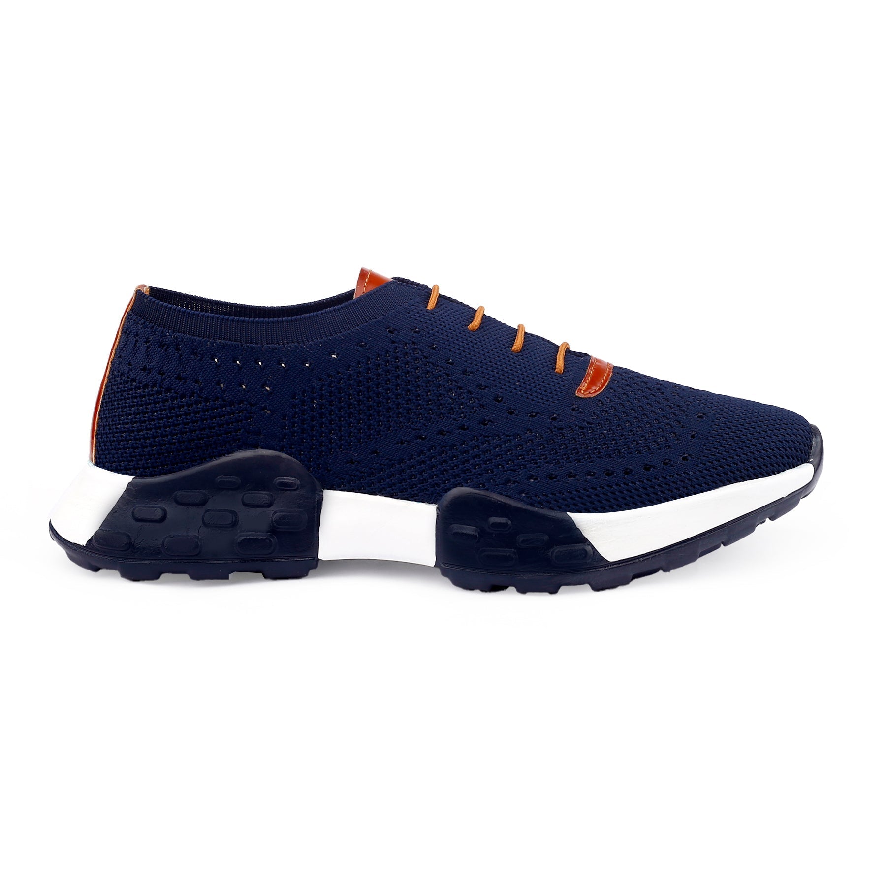 Men’s Knitted Upper Lace-Up Casual| Lightweight Running Shoes – Men’s Attire