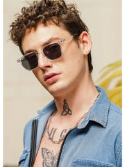 UV Protected White & Black UV protected sunglasses