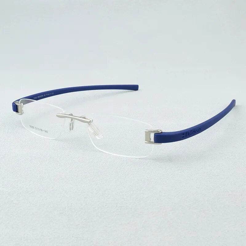 Mens Attire Lightweight Rimless Eyewear Glasses - Mens Attire