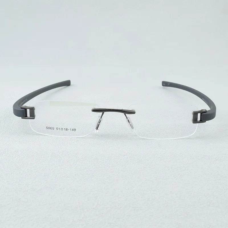 Mens Attire Lightweight Rimless Eyewear Glasses - Mens Attire