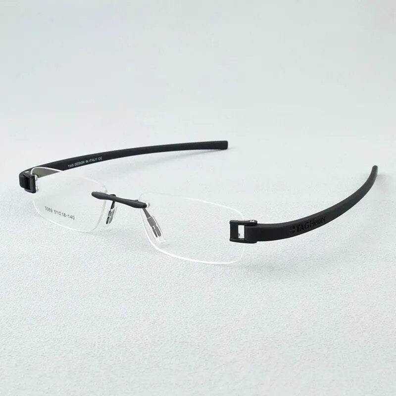 Mens Attire Lightweight Rimless Eyewear Glasses - Mens Attire