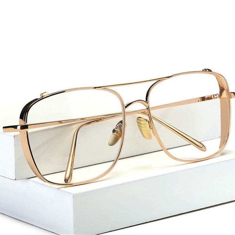 Optical Alloy Glasses Frame Women Men Oversized Transparent Eyeglasses Frames - Mens Attire - Mens Attire