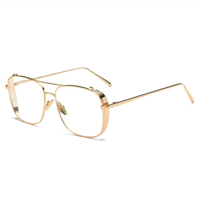 Optical Alloy Glasses Frame Women Men Oversized Transparent Eyeglasses Frames - Mens Attire - Mens Attire
