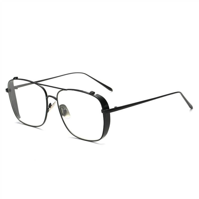 Optical Alloy Glasses Frame Women Men Oversized Transparent Eyeglasses Frames - Mens Attire - Mens Attire