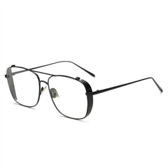 Optical Alloy Glasses Frame Women Men Oversized Transparent Eyeglasses Frames - Mens Attire - Mens Attire