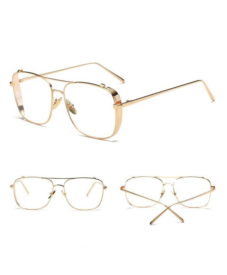 Optical Alloy Glasses Frame Women Men Oversized Transparent Eyeglasses Frames - Mens Attire - Mens Attire