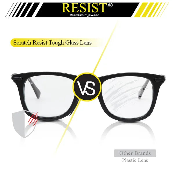 UV Protected Black Photochromic Day & Night Wayfarer Sunglasses