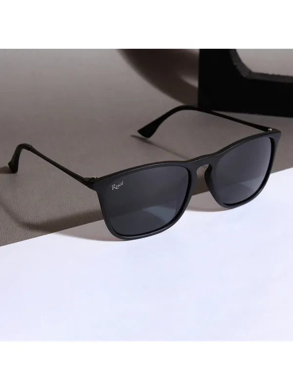 Mens Attire Black UV Protected Wayfarer Sunglasses