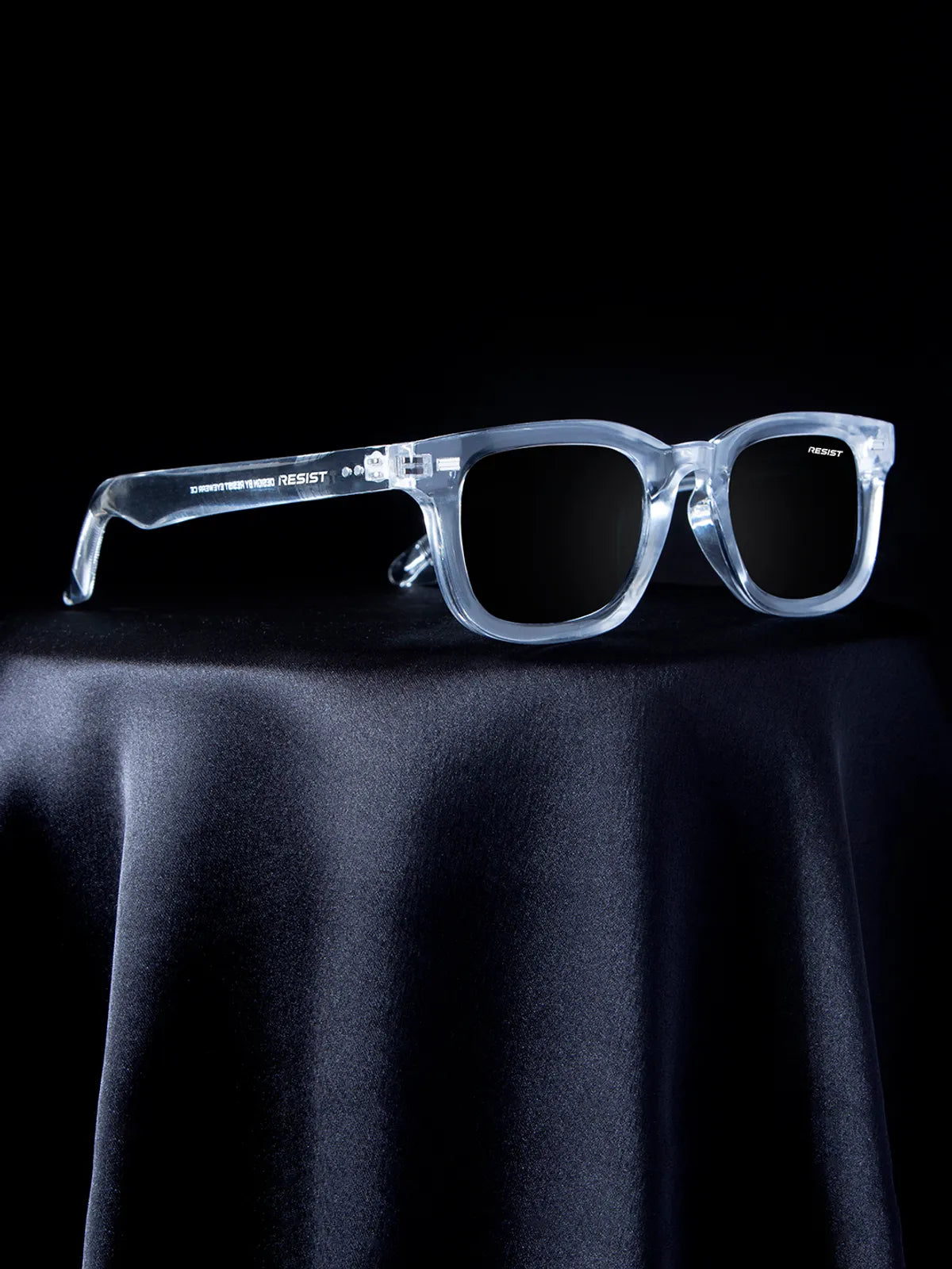 UV Protected White Black Wayfarer Sunglasses