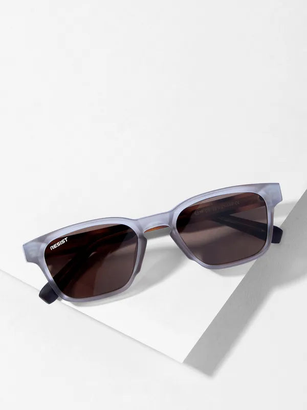 UV Protected Grey & Brown Wayfarer Sunglasses for Men & Women