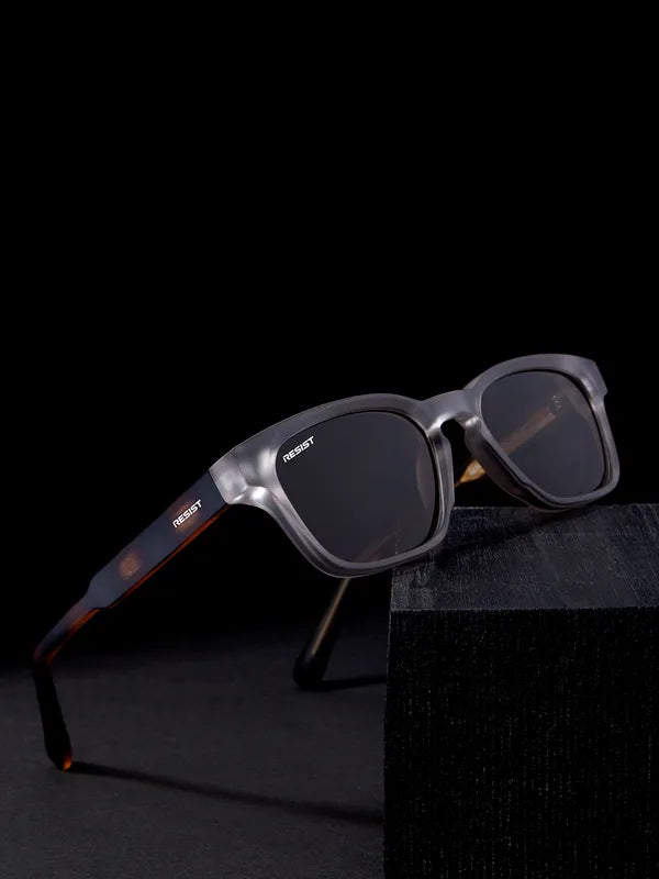 UV Protected Grey & Brown Wayfarer Sunglasses for Men & Women