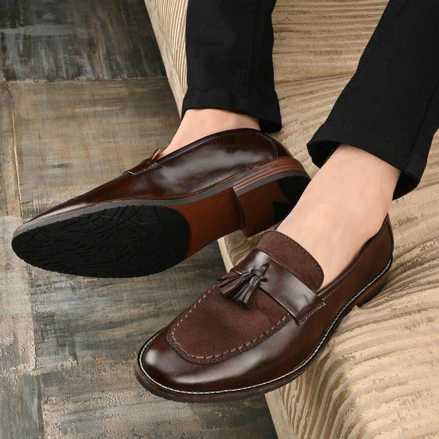 Tassel Suede Moccasin Loafer for Men - Mens Attire
