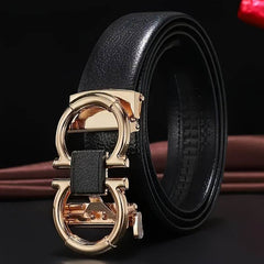 Men's Fashion Casual Belt with Automatic Buckle - Mens Attire