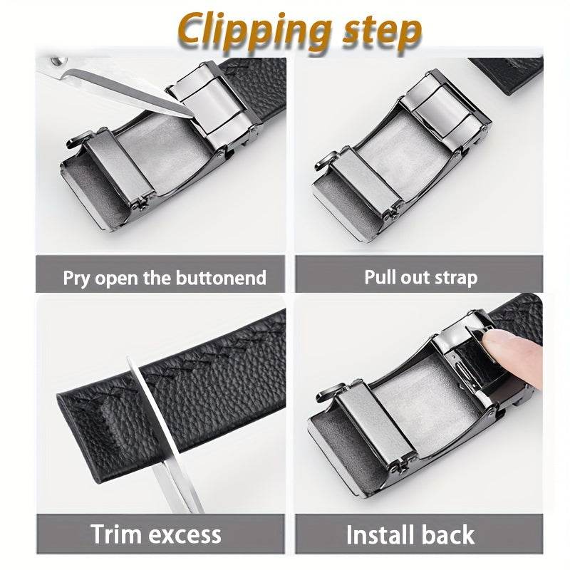 Mens Attire Men's Quick Release Ratchet Belt - Mens Attire