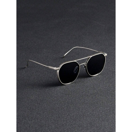 Retro Street Men’s Dual-Beam Fashion Glasses - Mens Attire