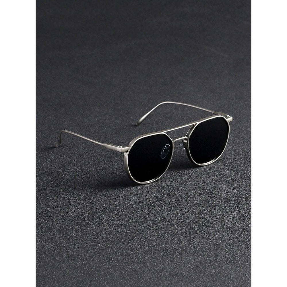 Retro Street Men’s Dual-Beam Fashion Glasses - Mens Attire