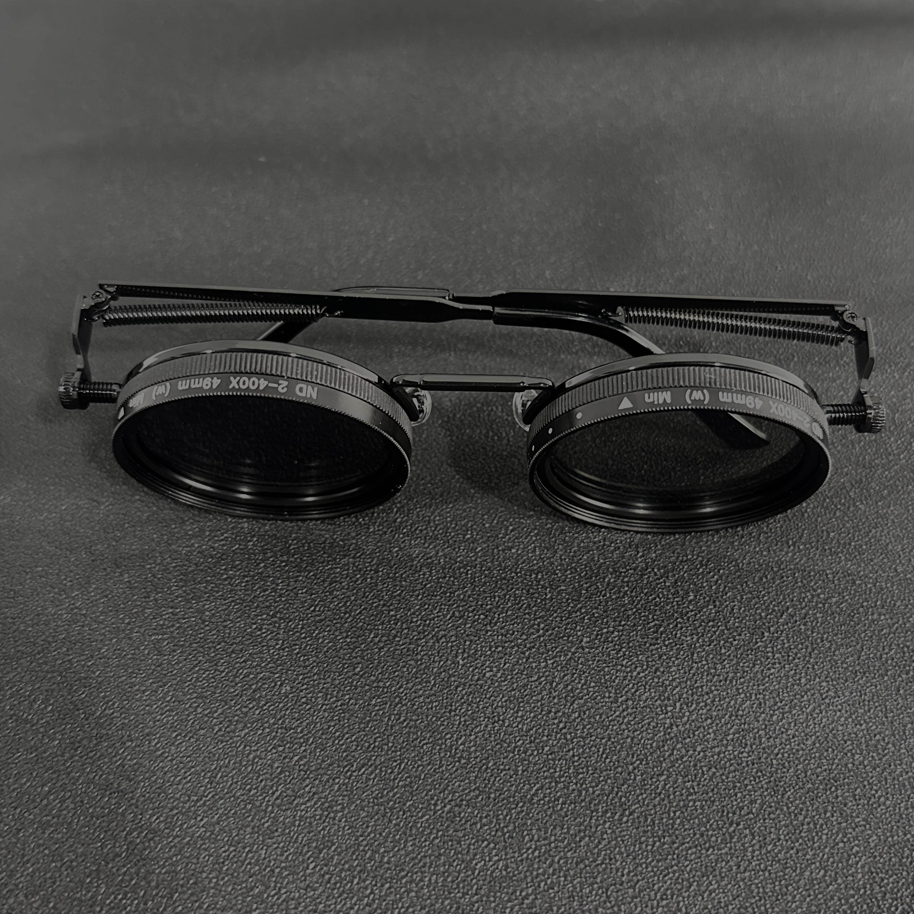Men's Vintage Leica-Style Rotating Fashion Glasses - Mens Attire