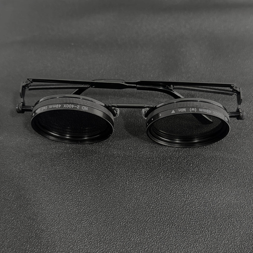 Men's Vintage Leica-Style Rotating Fashion Glasses - Mens Attire