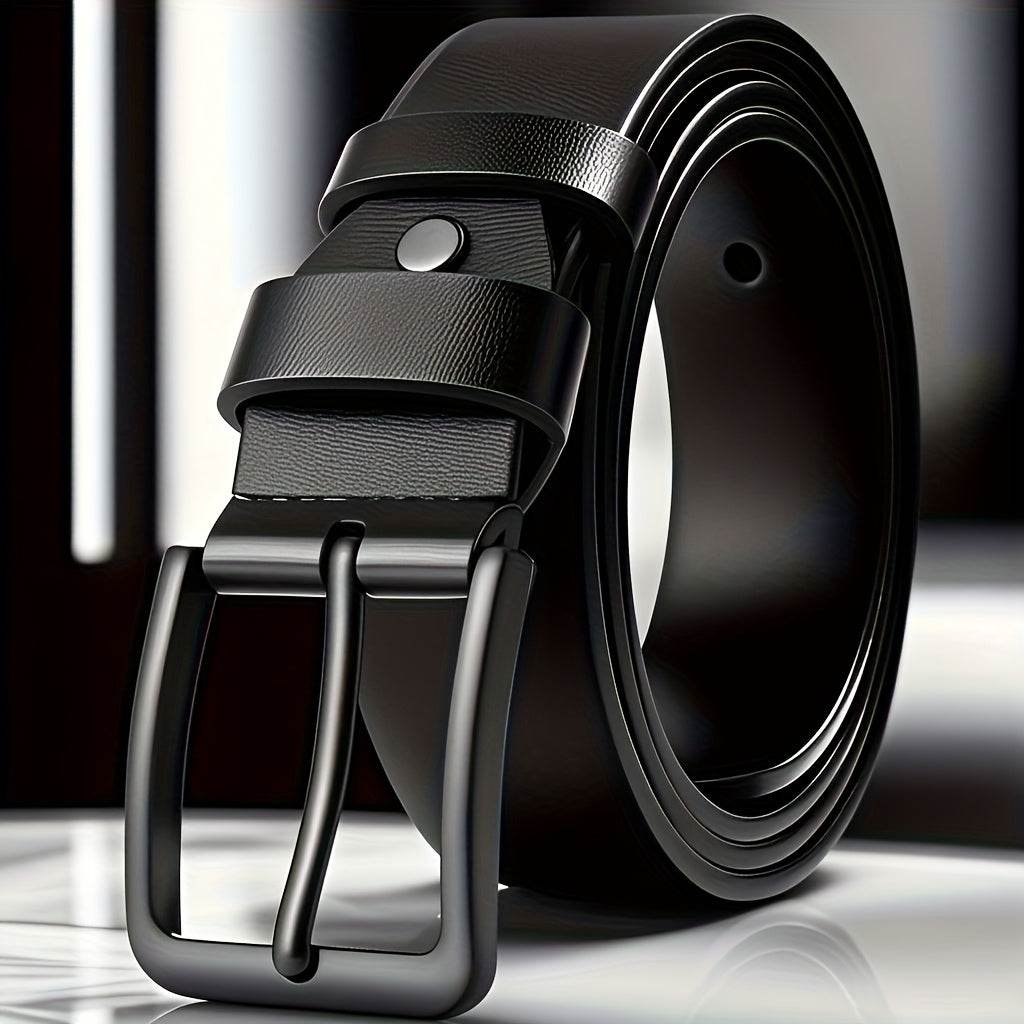 Men's Fashion Genuine Leather Alloy Buckle Belt - Mens Attire
