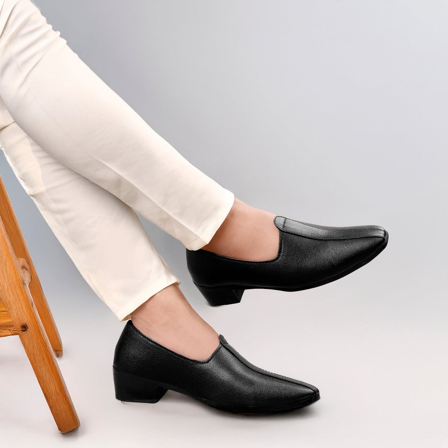 Men's Height Boost Punjabi Jutti - Elevate Your Style