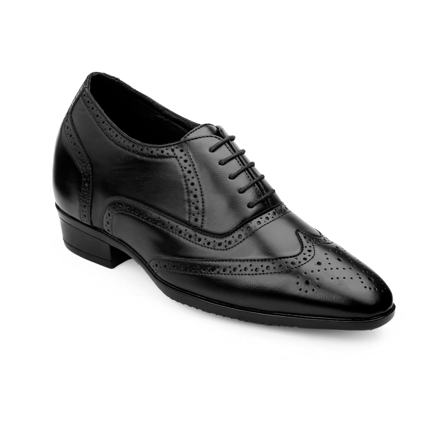 Mens Formal Height Increasing Brogues with 3.5" Boost