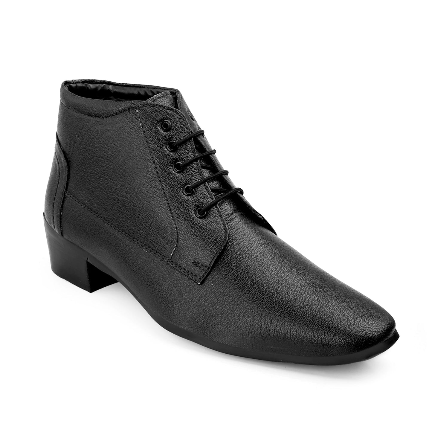 Men's Elevator Derby Dress Boots for Height Boost & Style