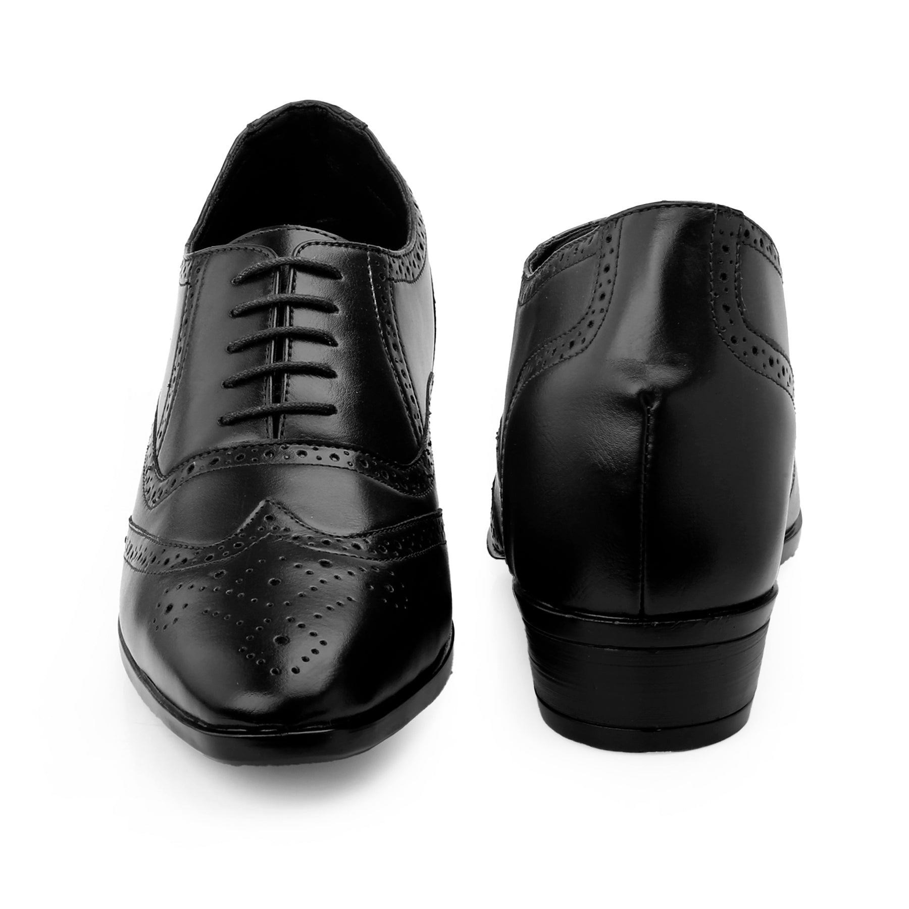 Mens Formal Height Increasing Brogues with 3.5" Boost